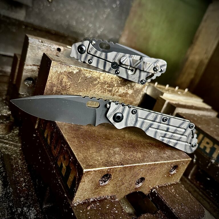 Performance SMF ( Ti/Ti ) DSS MagnaCut – Mick Strider Custom Knives